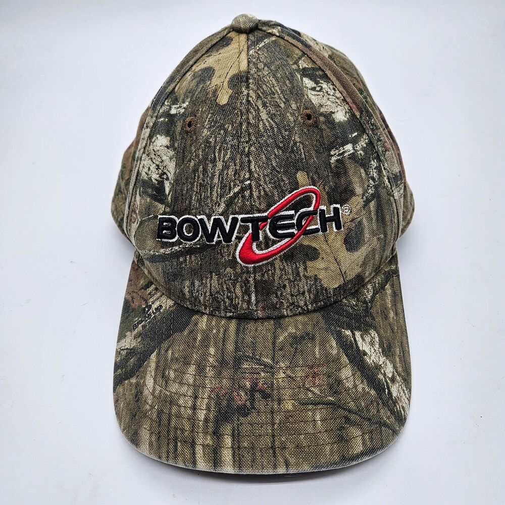 Bowtech Archery Hat Men's Camo Embroidered Logo Adjustable Outdoor Cap Hunting